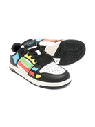 Sneakers per bambino Amiri Kids Skel Top nero con lacci - Rubino Kids