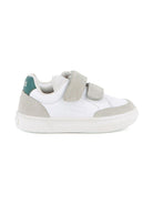 Sneakers per bambino Boss Kids bianche con chiusura a strappo - Rubino Kids