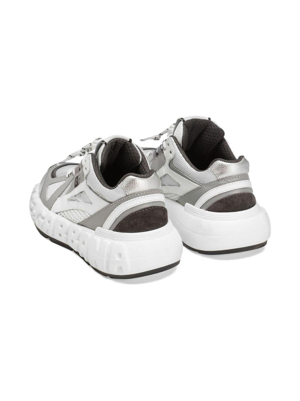 Sneakers per bambino Dolce & Gabbana Kids grigio con dettaglio con logo - Rubino Kids