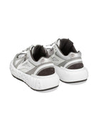 Sneakers per bambino Dolce & Gabbana Kids grigio con dettaglio con logo - Rubino Kids