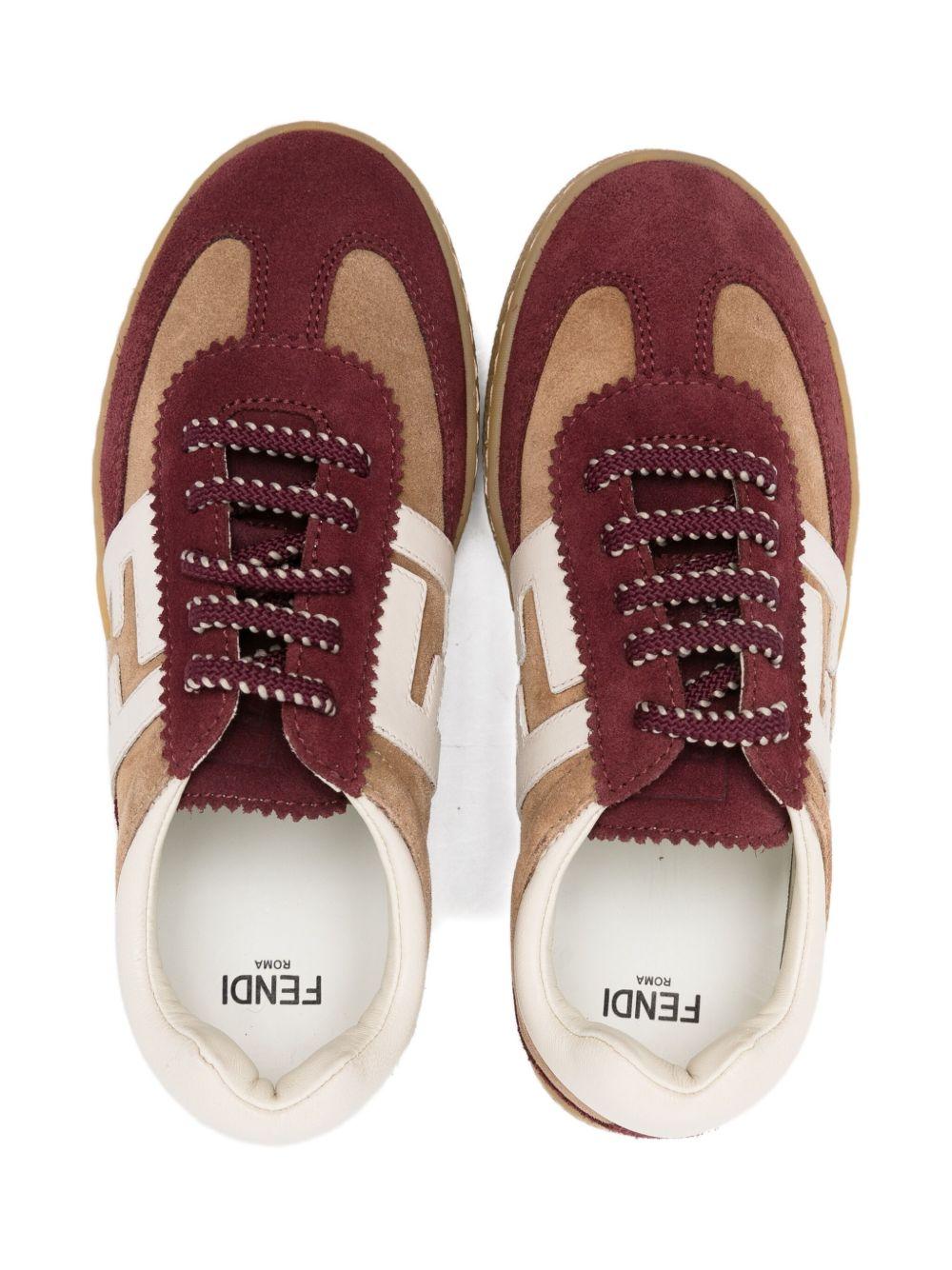 Sneakers per bambino Fendi Kids multicolore con chiusura lacci - Rubino Kids