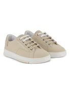 Sneakers per bambino Givenchy Kids beige con logo e lacci - Rubino Kids