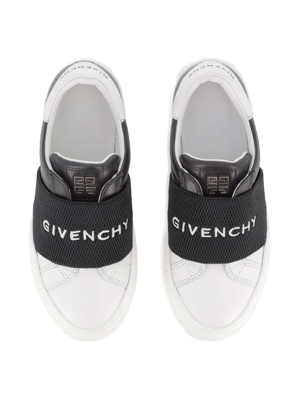 Sneakers per bambino Givenchy Kids bianco senza lacci - Rubino Kids