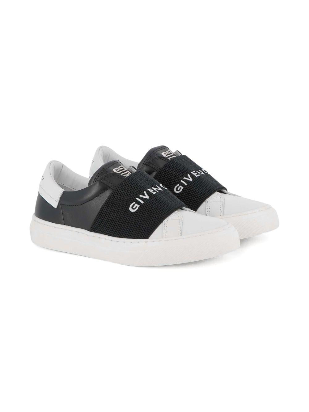 Sneakers per bambino Givenchy Kids bianco senza lacci - Rubino Kids