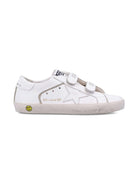 Sneakers per bambino Golden Goose Kids bianche con chiusura a strappo - Rubino Kids