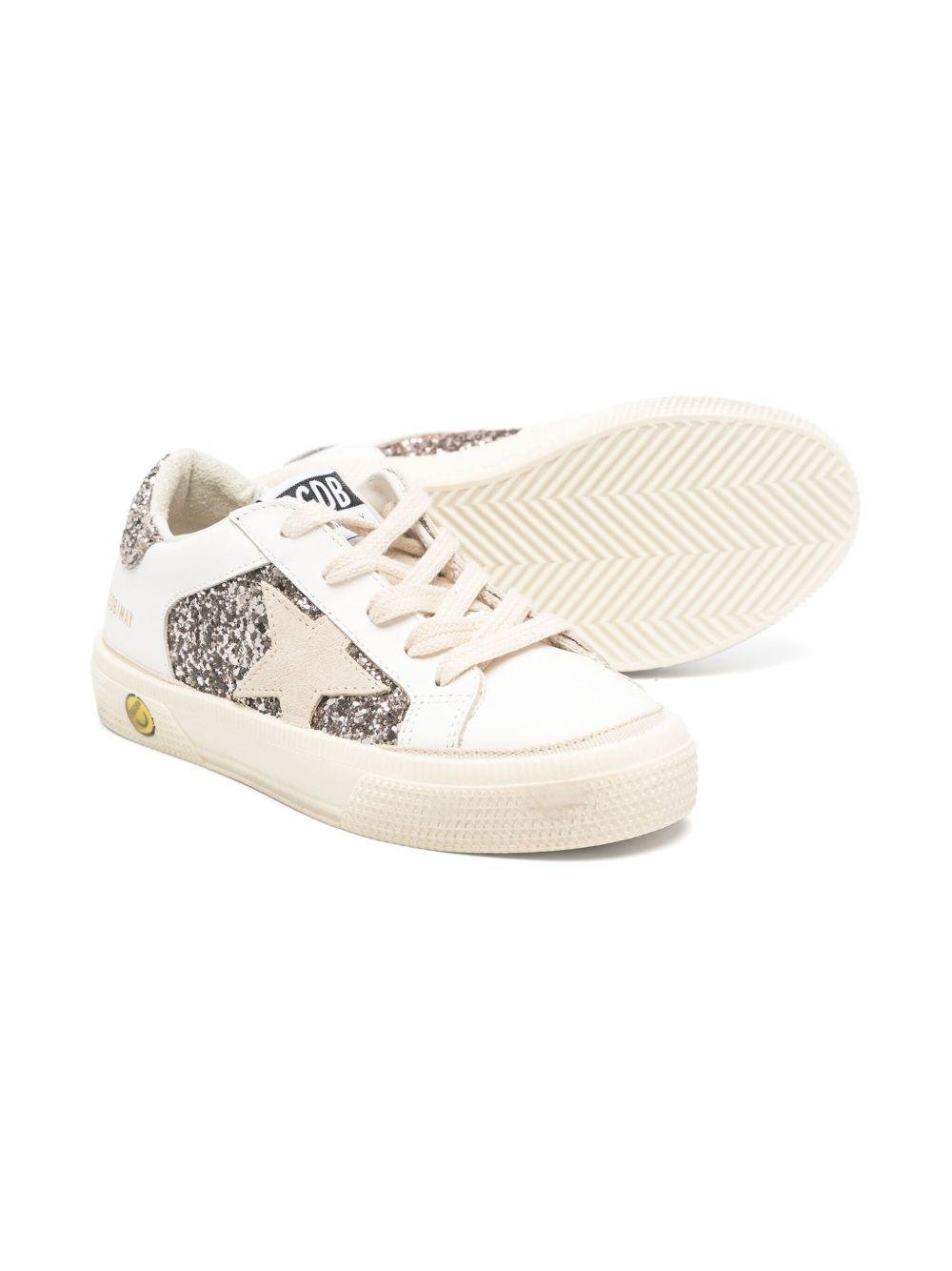 Sneakers per bambino Golden Goose Kids multicolori con dettaglio glitter - Rubino Kids