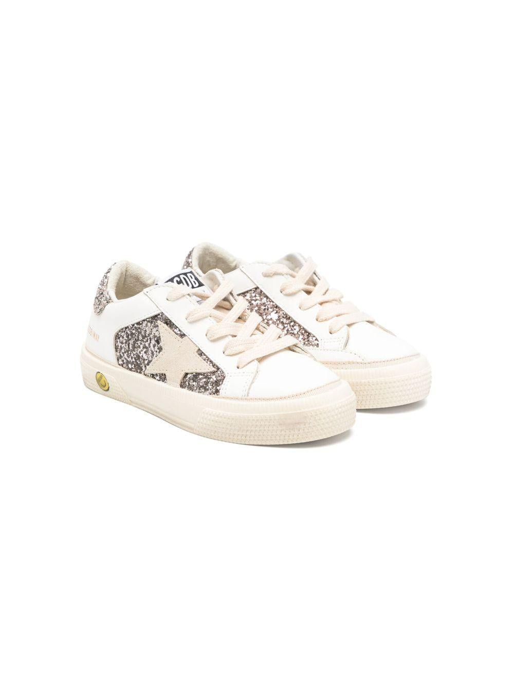 Sneakers per bambino Golden Goose Kids multicolori con dettaglio glitter - Rubino Kids