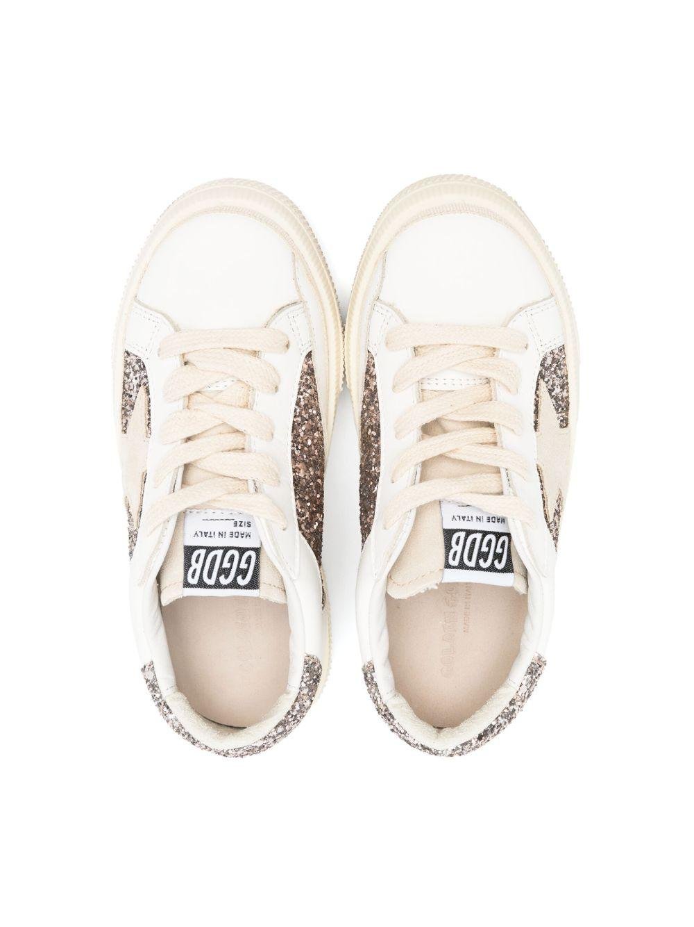 Sneakers per bambino Golden Goose Kids multicolori con dettaglio glitter - Rubino Kids
