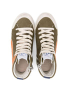 Sneakers per bambino Golden Goose Kids x Bonpoint verde con applicazione laterale a stella - Rubino Kids