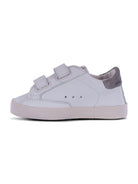 Sneakers per neonati Golden Goose Kids bianche con applicazione stella - Rubino Kids