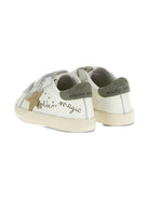 Sneakers per neonati Golden Goose Kids bianche con applicazione stella - Rubino Kids