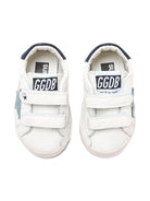 Sneakers per neonati Golden Goose Kids Super Star bianco con cinturino touch - strap - Rubino Kids