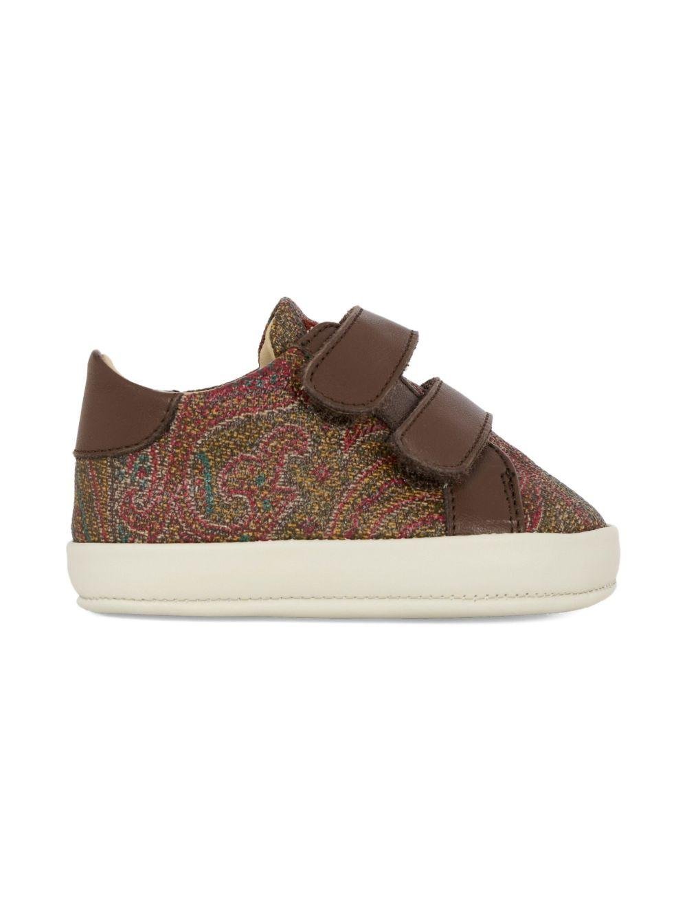 Sneakers per neonato ETRO KIDS multicolore con motivo paisley - Rubino Kids