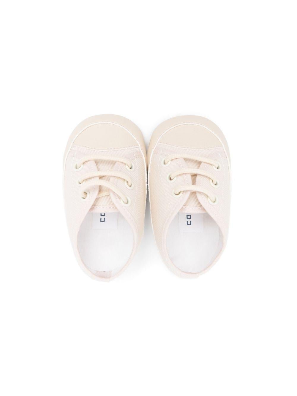 Sneakers primi passi per neonato Colorichiari beige con design color - block - Rubino Kids