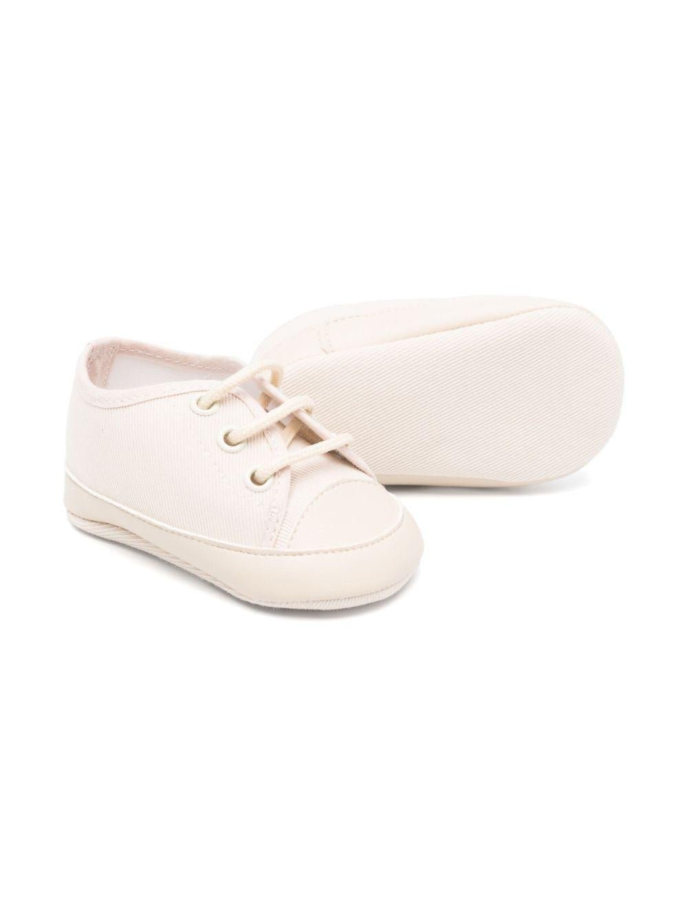 Sneakers primi passi per neonato Colorichiari beige con design color - block - Rubino Kids