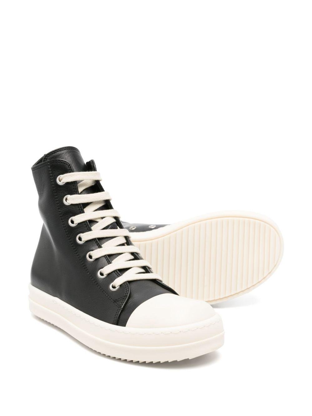 Sneakers Sneaks per bambino Rick Owens Kids nere con chiusura frontale con lacci - Rubino Kids