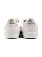 Sneakers V - 10 per bambina VEJA Kids bianche con chiusura a strappo - Rubino Kids