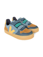 Sneakers V - 10 per bambino Veja Kids multicolor in pelle - Rubino Kids