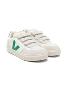Sneakers V - 90 per bambini Veja Kids bianche con chiusura a strappo - Rubino Kids