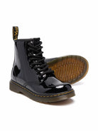 Stivaletti 1460 per bambini Dr. Martens Kids neri con linguetta con logo - Rubino Kids