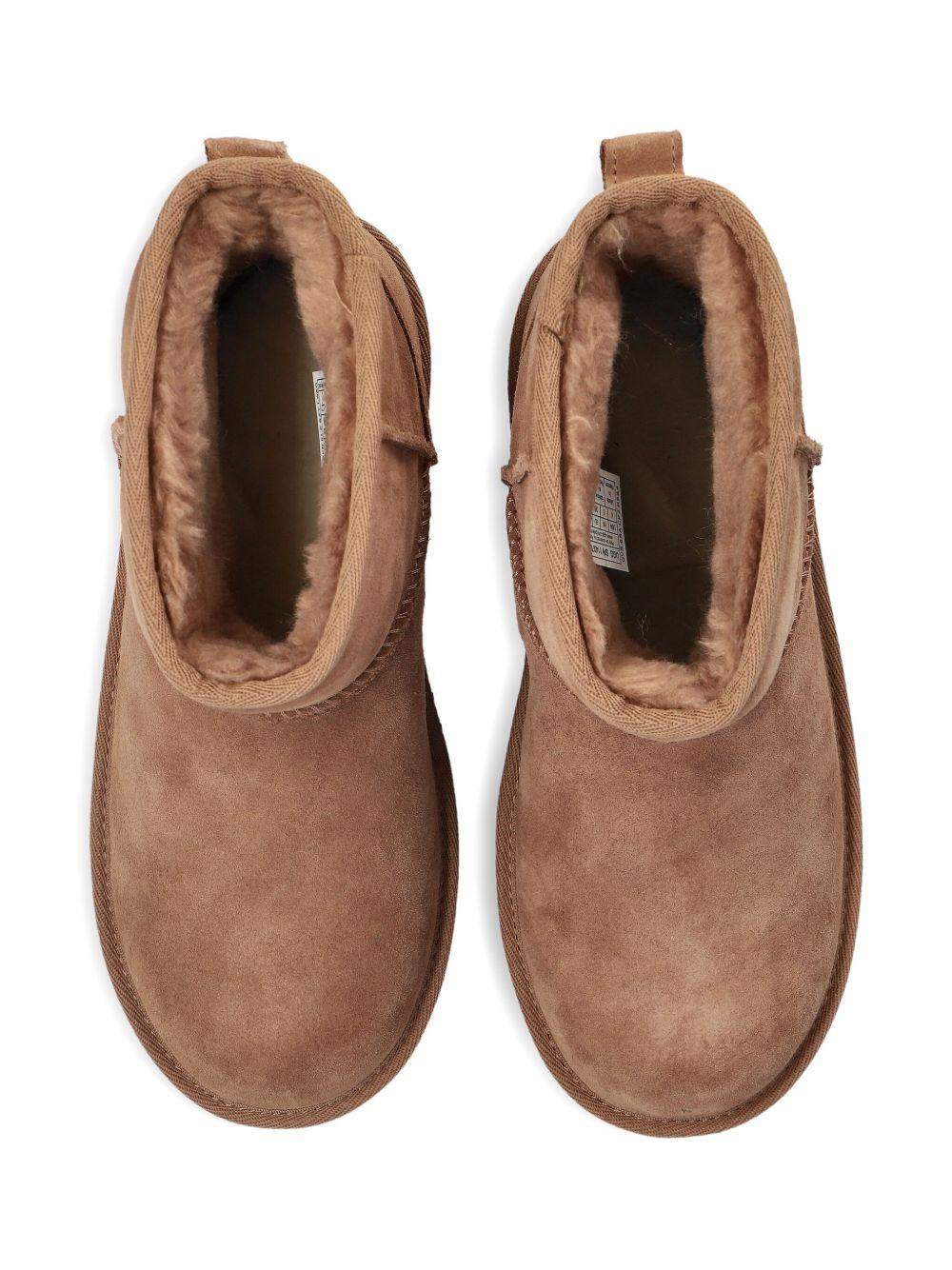 Stivaletti per bambini UGG Kids beige a punta tonda - Rubino Kids