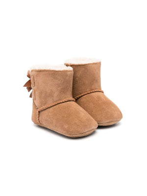UGG Kids Beige Bailey Bow Baby Booties