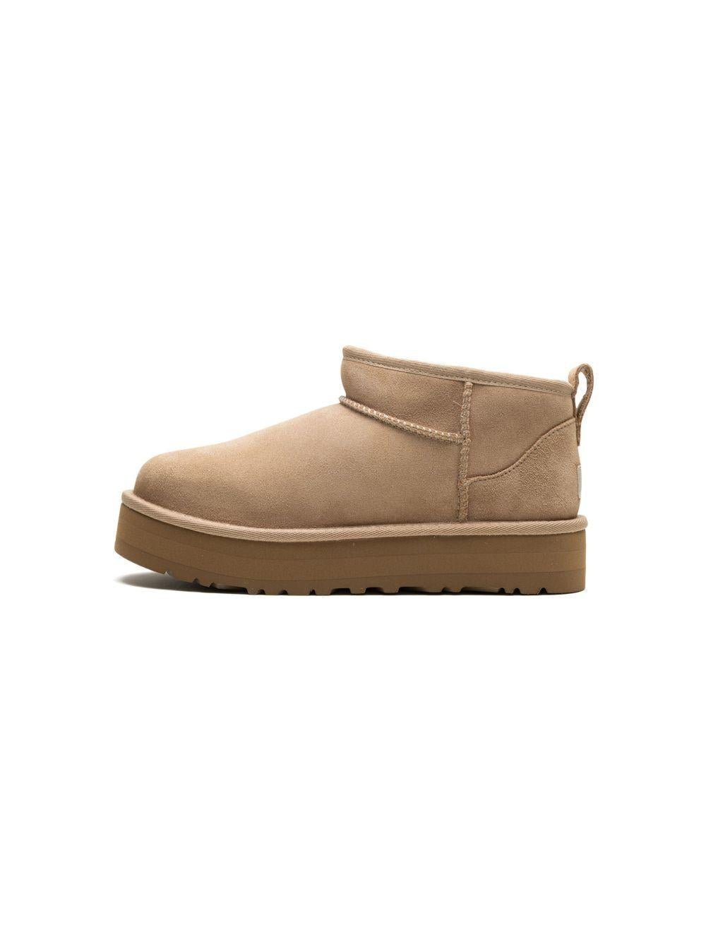 Stivali Classic Ultra Mini per bambino UGG Kids beige con suola rialzata - Rubino Kids