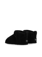 Stivali Classic Ultra per neonati UGG Kids neri con applicazione posteriore con logo - Rubino Kids