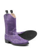 Stivali cowboy per bambina Florens viola con doppia linguetta - Rubino Kids