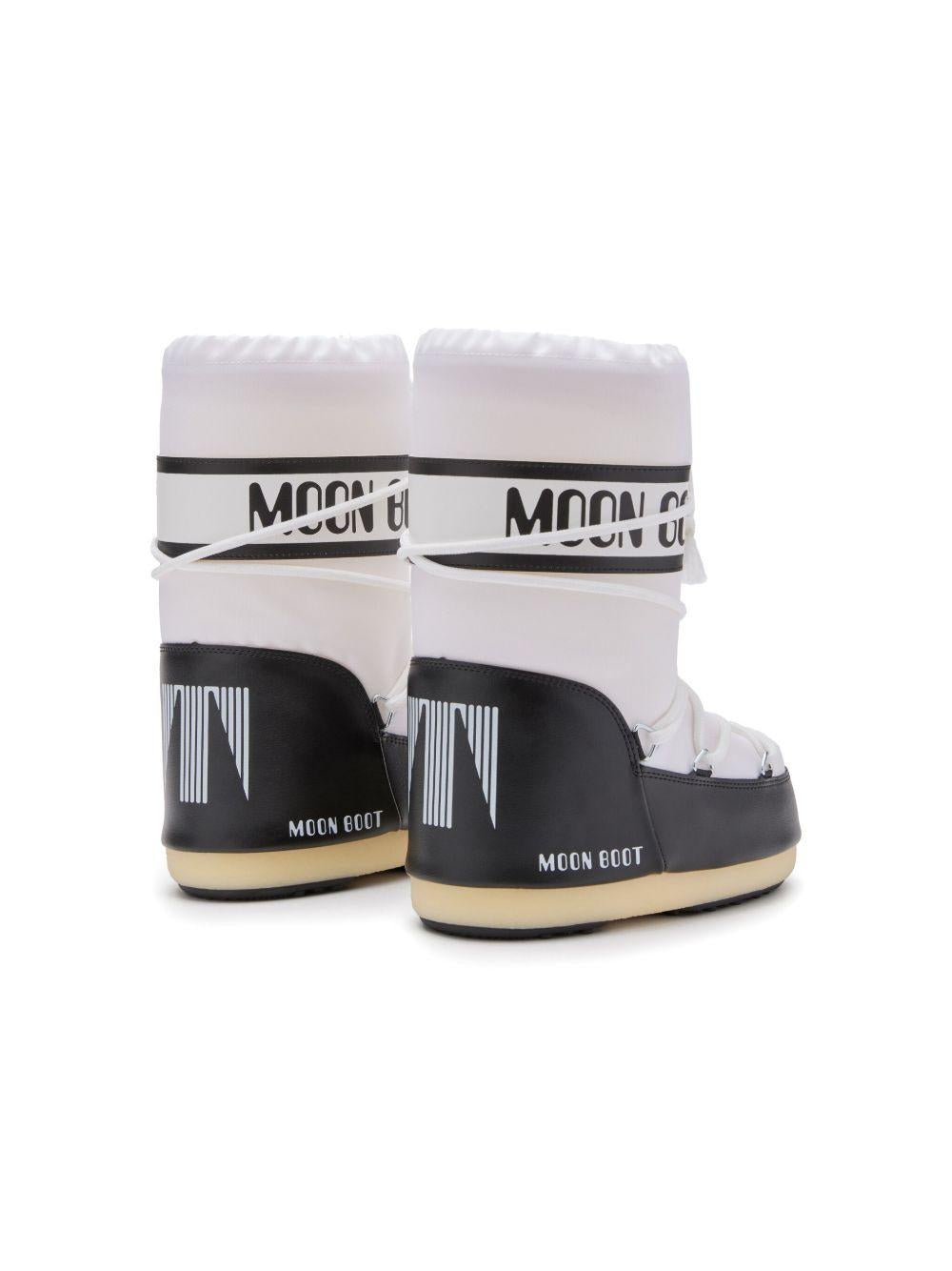 Stivali da neve Icon per bambini Moon Boot Kids multicolore con logo laterale - Rubino Kids