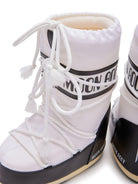 Stivali da neve Icon per bambini Moon Boot Kids multicolore con logo laterale - Rubino Kids