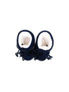 Stivali da neve per bambino Moon Boot Kids blu con stampa logo laterale - Rubino Kids