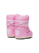 Stivali da neve per neonata Moon Boot Kids Icon Mini rosa con lacci - Rubino Kids