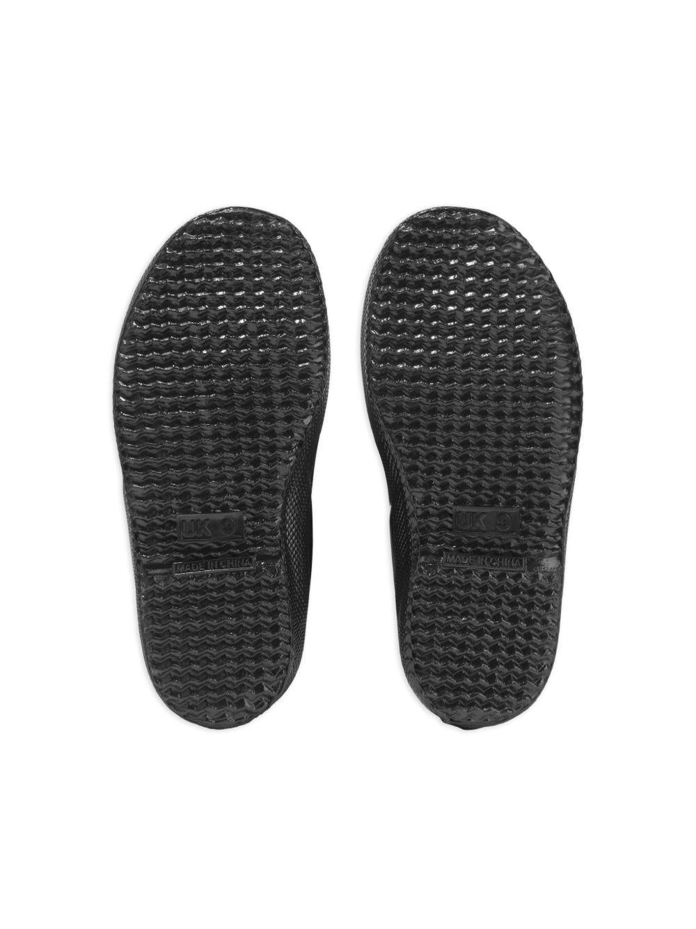 Stivali da pioggia per bambini Hunter Kids nero lucido con applicazione - Rubino Kids