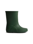 Stivali da pioggia per bambini Hunter Kids verde con applicazione - Rubino Kids