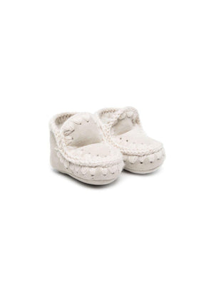 Stivali Eskimo per neonati Mou Kids grigi con design pull-on