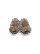 Stivali Eskimo per neonati Mou Kids marroni con fodera in shearling - Rubino Kids