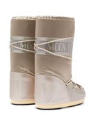 Stivali Icon per bambina Moon Boot Kids oro con fascia con logo - Rubino Kids
