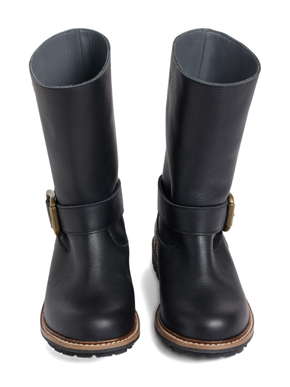 Stivali per bambina Bonpoint nero con fibbia - Rubino Kids