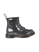 Stivali per bambina Dr. Martens Kids neri con effetto glitter - Rubino Kids