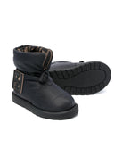 Stivali per bambina Fendi Kids nero con design imbottito - Rubino Kids
