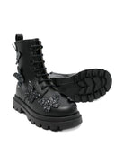 Stivali per bambina Florens neri con applicazione farfalle - Rubino Kids