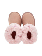 Stivali per bambina Monnalisa rosa con punta tonda - Rubino Kids