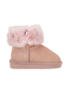 Stivali per bambina Monnalisa rosa con punta tonda - Rubino Kids