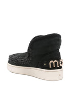 Stivali per bambina Mou Kids neri con dettaglio del logo - Rubino Kids