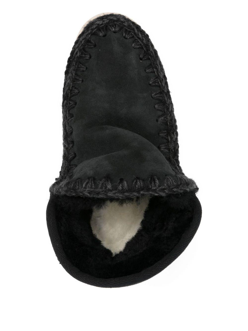 Stivali per bambina Mou Kids neri con dettaglio del logo - Rubino Kids