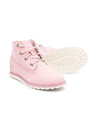 Stivali per bambina Timberland Kids Pokey Pine rosa con chiusura laterale con zip - Rubino Kids