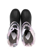 Stivali per bambino Molo nero con inserti azzurri e pelliccia interna - Rubino Kids