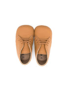 Stivali primi passi per neonato Eli1957 marrone in pelle stringati - Rubino Kids