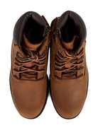 Stivali stringati per bambini Timberland Kids marroni con punta tonda - Rubino Kids